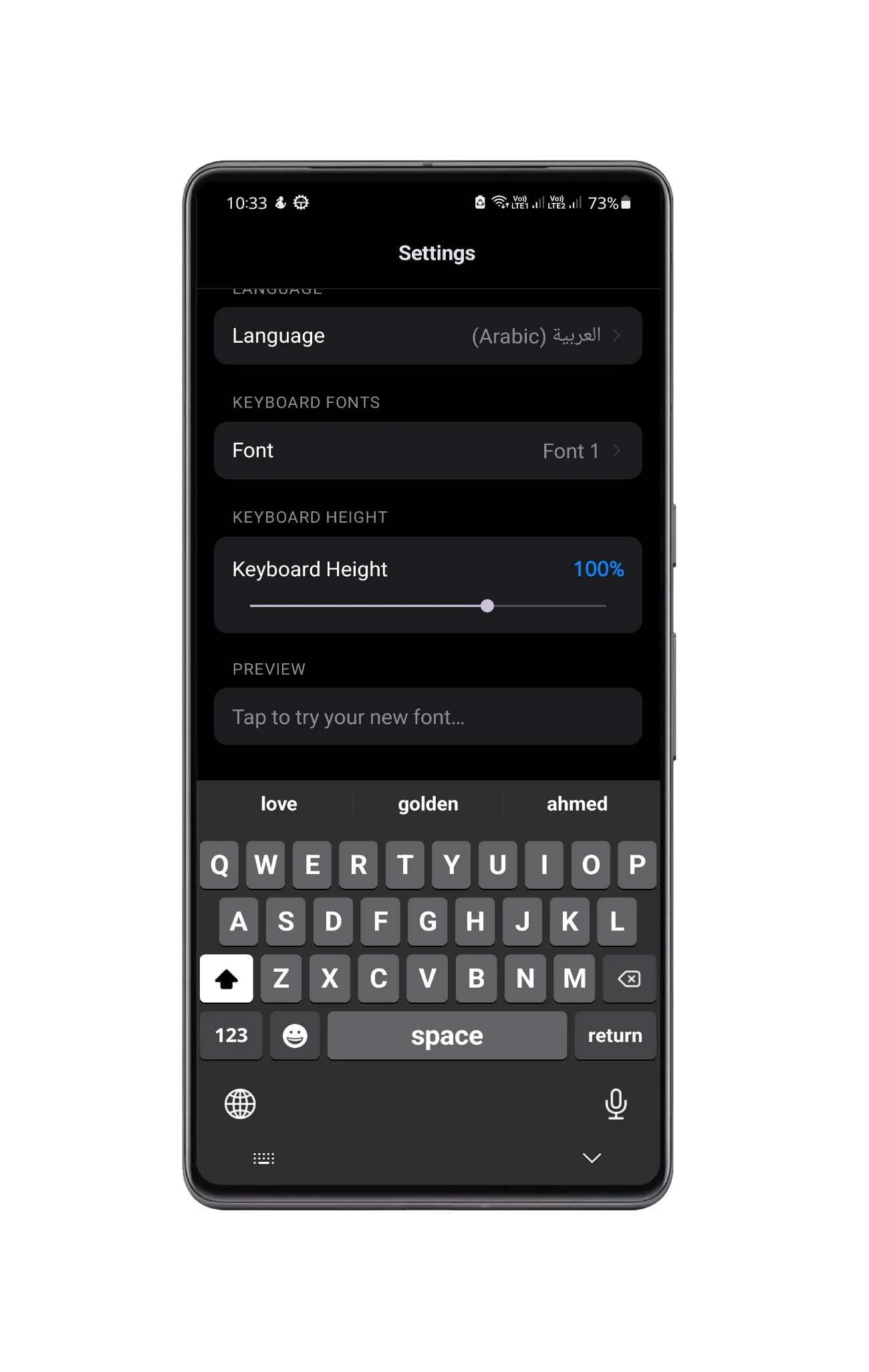 RCKeyboard Screenshot 1