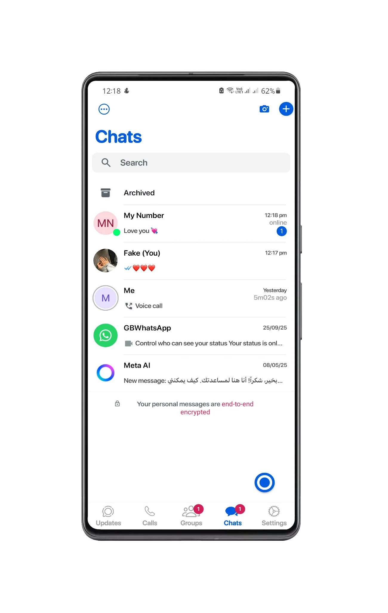 RCWhatsapp Screenshot 1